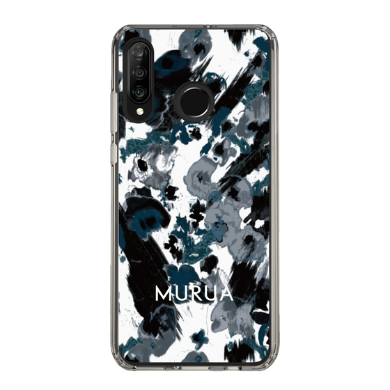 Slim Protection Case［ MURUA - Art print - Black × White ］