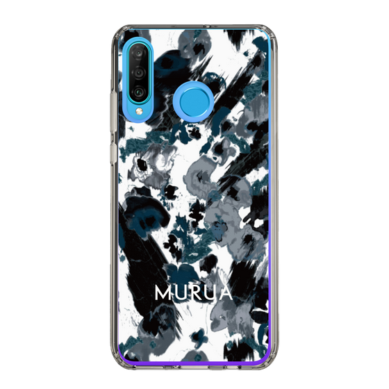 Slim Protection Case［ MURUA - Print - Black ］