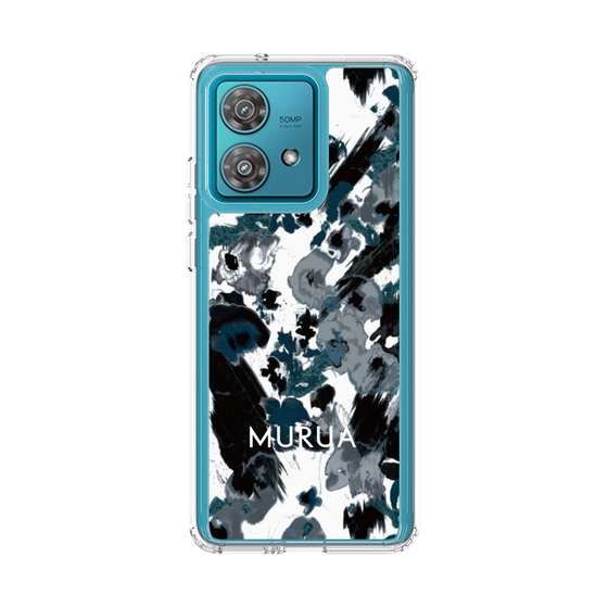 Slim Protection Case［ MURUA - Art print - Black × White ］