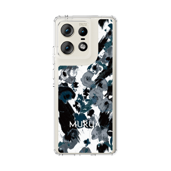 Slim Protection Case［ MURUA - Art print - Black × White ］