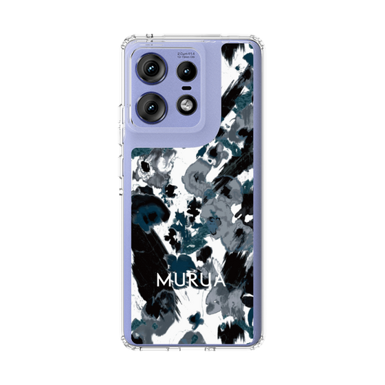 Slim Protection Case［ MURUA - Art print - Black × White ］