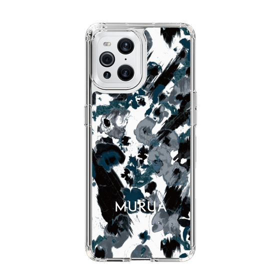 Slim Protection Case［ MURUA - Art print - Black × White ］
