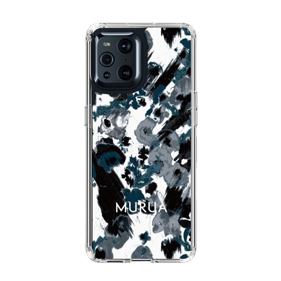 Slim Protection Case［ MURUA - Print - Black ］