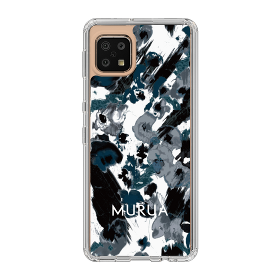 Slim Protection Case［ MURUA - Art print - Black × White ］