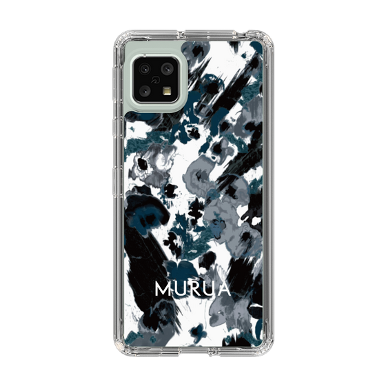 Slim Protection Case［ MURUA - Art print - Black × White ］