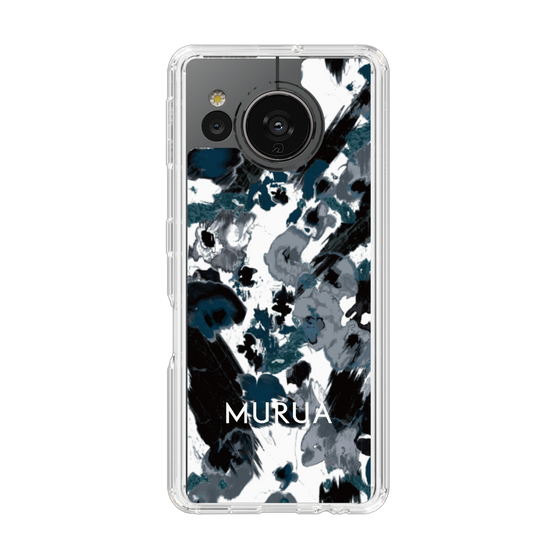 Slim Protection Case［ MURUA - Print - Black ］