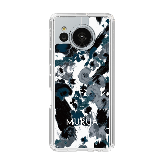 Slim Protection Case［ MURUA - Print - Black ］
