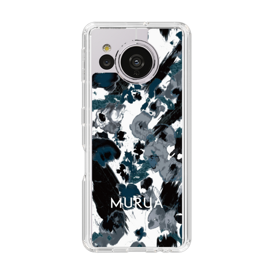 Slim Protection Case［ MURUA - Print - Black ］