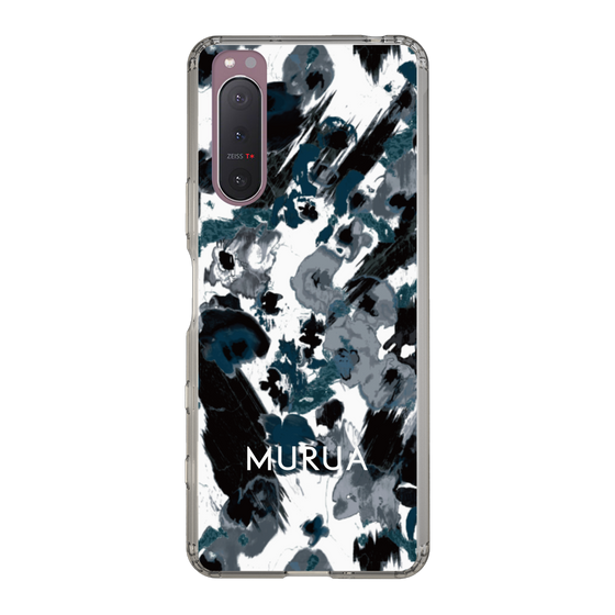 Slim Protection Case［ MURUA - Art print - Black × White ］