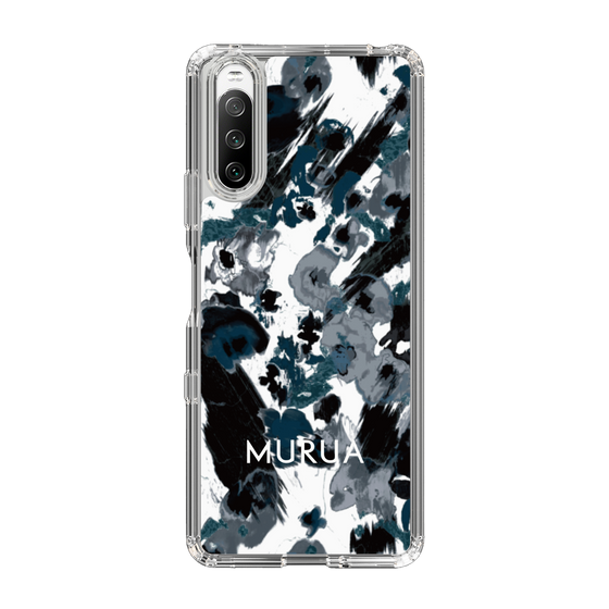 Slim Protection Case［ MURUA - Art print - Black × White ］