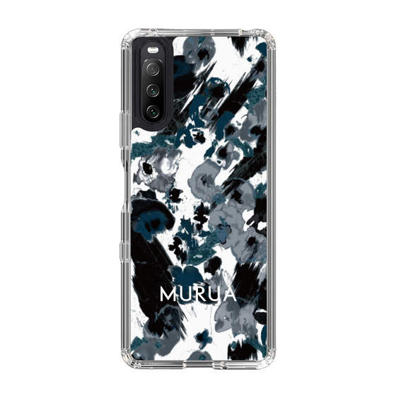Slim Protection Case［ MURUA - Print - Black ］