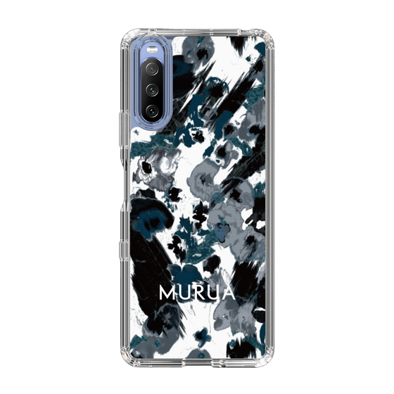 Slim Protection Case［ MURUA - Print - Black ］