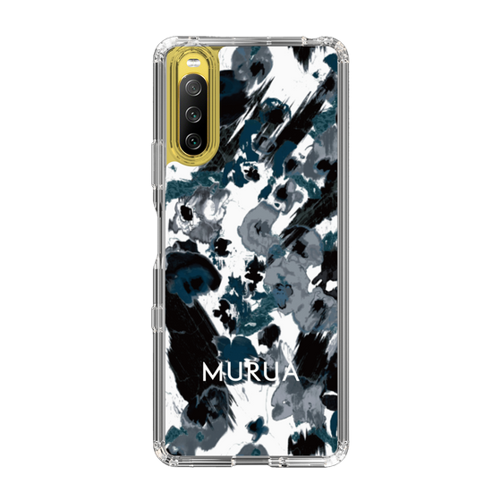 Slim Protection Case［ MURUA - Print - Black ］