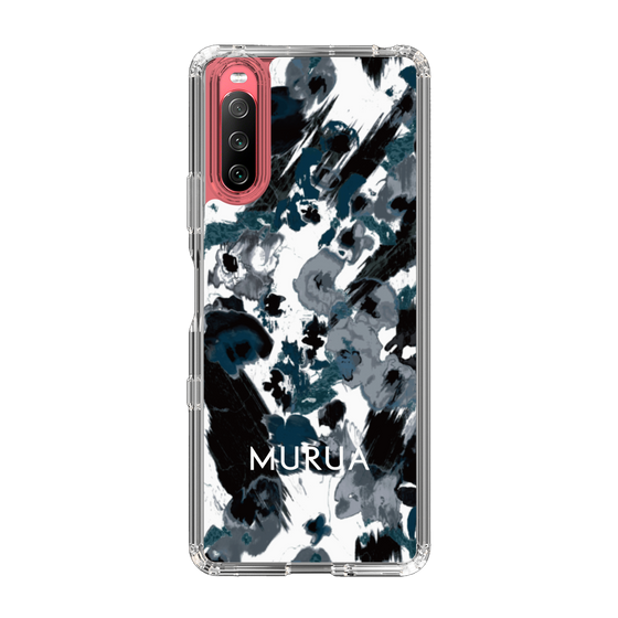 Slim Protection Case［ MURUA - Print - Black ］