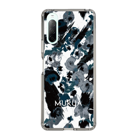 Slim Protection Case［ MURUA - Art print - Black × White ］