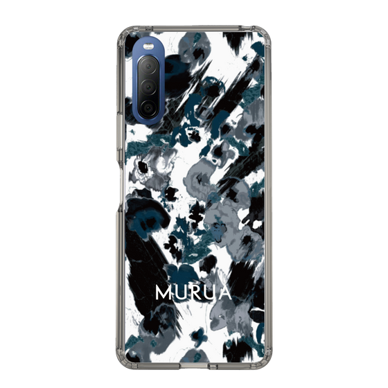 Slim Protection Case［ MURUA - Print - Black ］