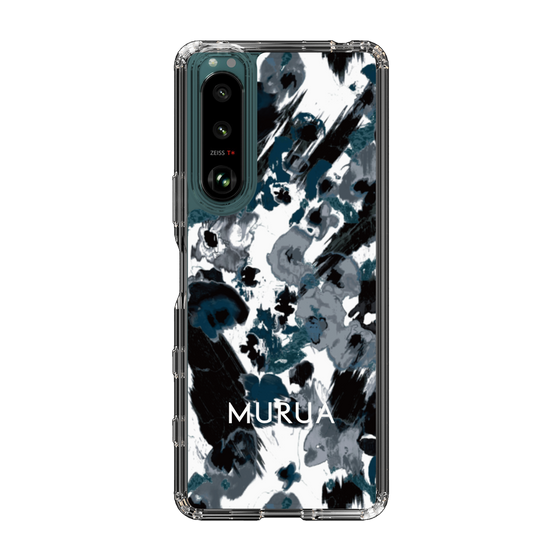 Slim Protection Case［ MURUA - Art print - Black × White ］