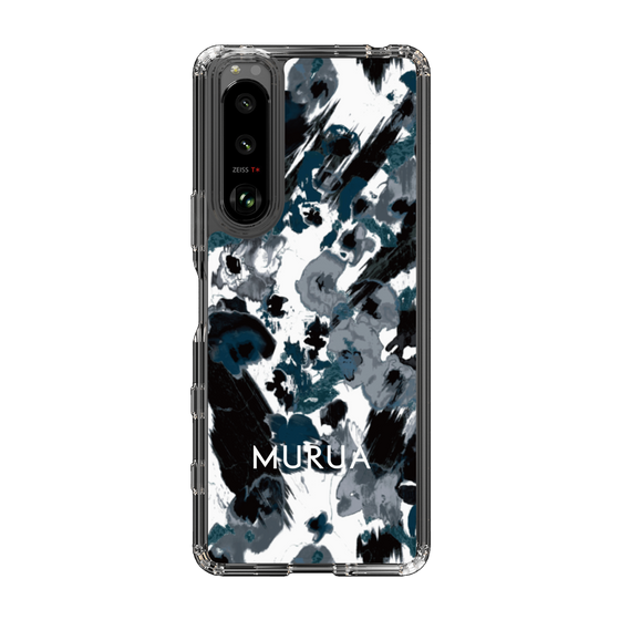 Slim Protection Case［ MURUA - Print - Black ］