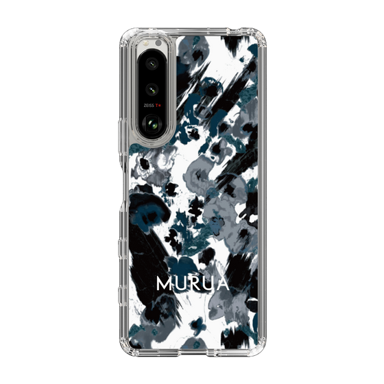 Slim Protection Case［ MURUA - Print - Black ］