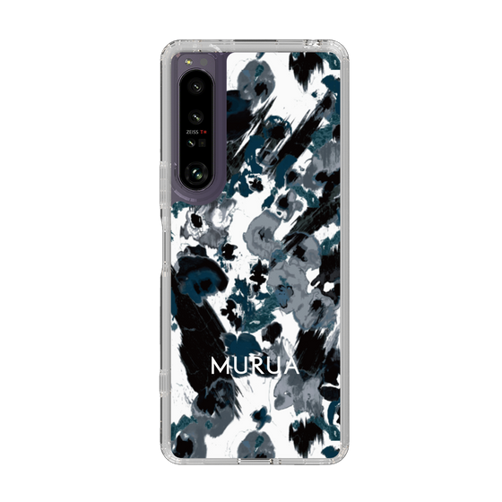 Slim Protection Case［ MURUA - Art print - Black × White ］