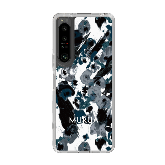 Slim Protection Case［ MURUA - Print - Black ］
