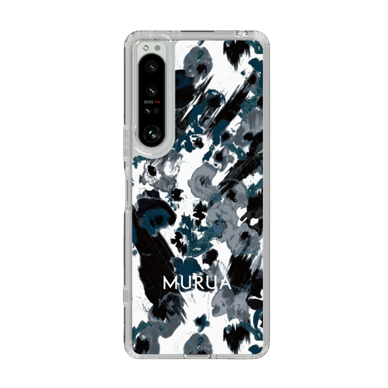 Slim Protection Case［ MURUA - Print - Black ］