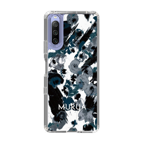 Slim Protection Case［ MURUA - Art print - Black × White ］