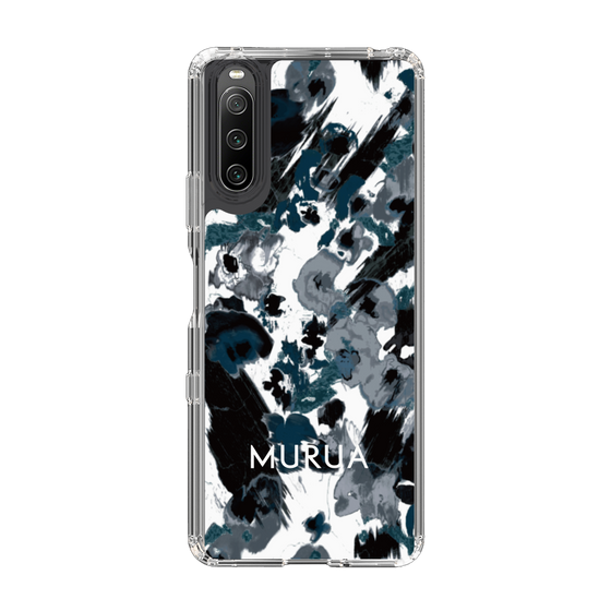 Slim Protection Case［ MURUA - Print - Black ］