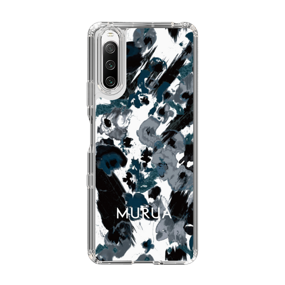 Slim Protection Case［ MURUA - Print - Black ］