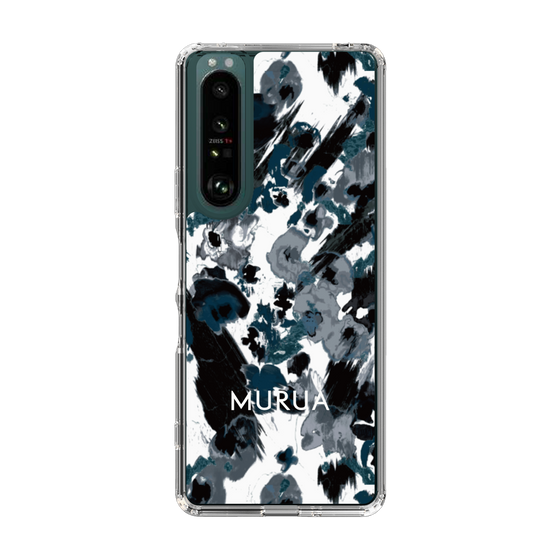 Slim Protection Case［ MURUA - Art print - Black × White ］