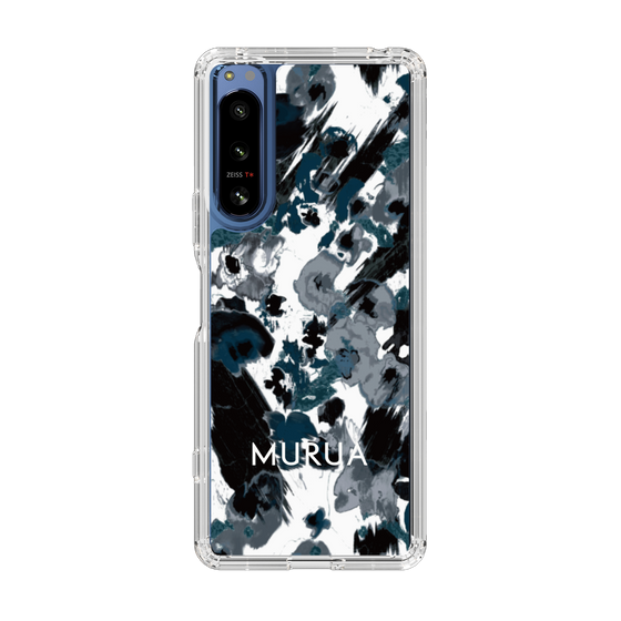 Slim Protection Case［ MURUA - Print - Black ］