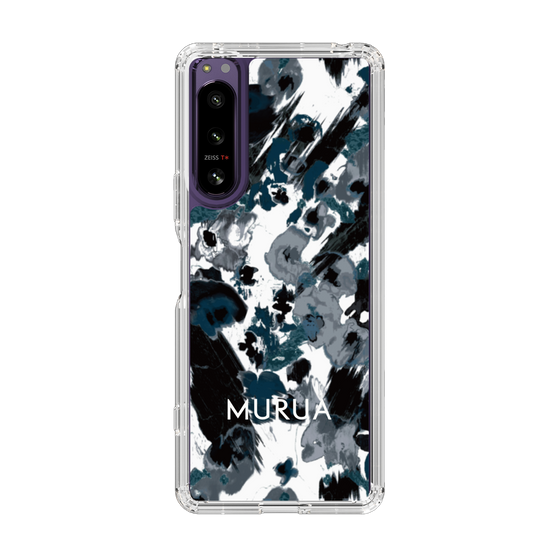 Slim Protection Case［ MURUA - Print - Black ］