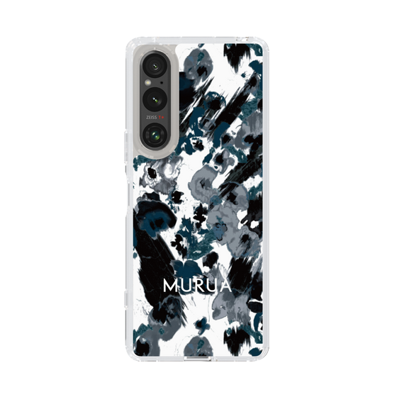 Slim Protection Case［ MURUA - Art print - Black × White ］
