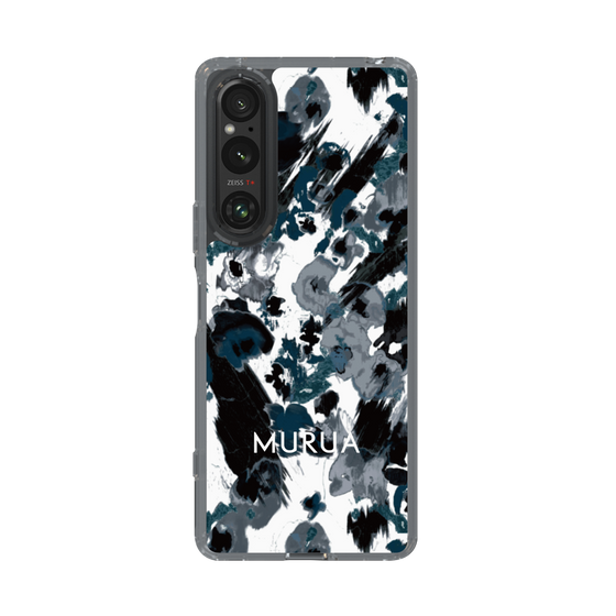 Slim Protection Case［ MURUA - Art print - Black × White ］