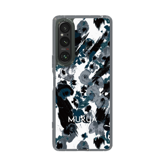Slim Protection Case［ MURUA - Art print - Black × White ］