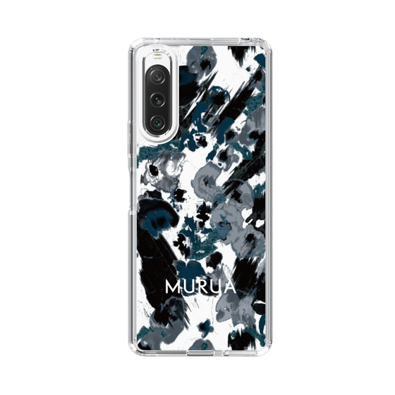 Slim Protection Case［ MURUA - Art print - Black × White ］