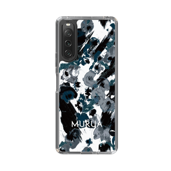 Slim Protection Case［ MURUA - Art print - Black × White ］