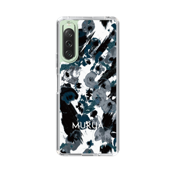 Slim Protection Case［ MURUA - Art print - Black × White ］