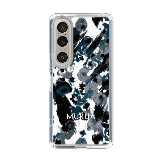 Slim Protection Case［ MURUA - Art print - Black × White ］