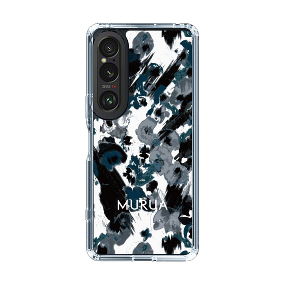 Slim Protection Case［ MURUA - Art print - Black × White ］