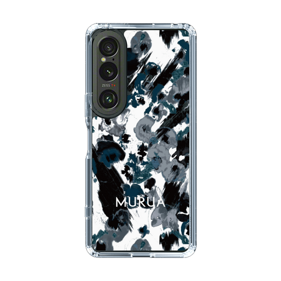 Slim Protection Case［ MURUA - Art print - Black × White ］