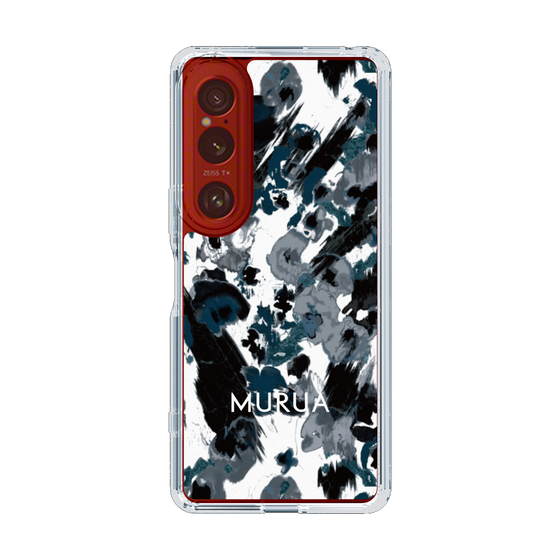 Slim Protection Case［ MURUA - Art print - Black × White ］