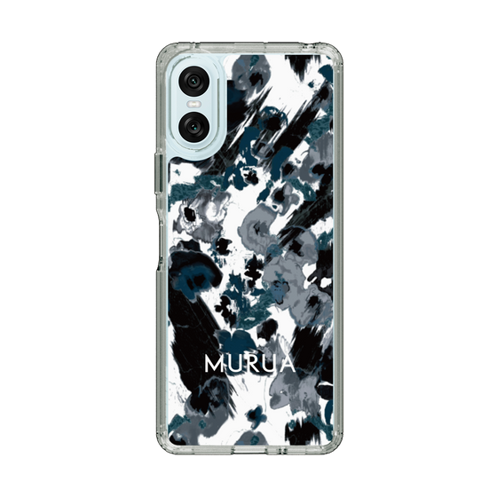 Slim Protection Case［ MURUA - Art print - Black × White ］