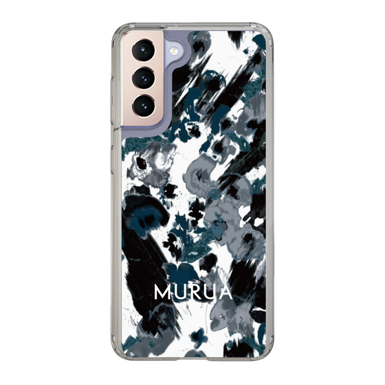 Slim Protection Case［ MURUA - Art print - Black × White ］