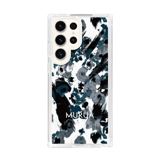 Slim Protection Case［ MURUA - Art print - Black × White ］