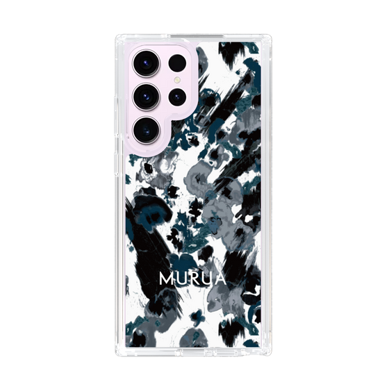Slim Protection Case［ MURUA - Art print - Black × White ］