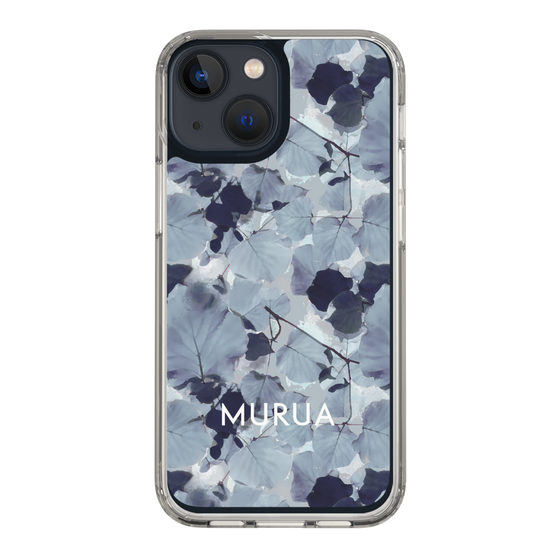 Slim Protection Case［ MURUA - Print - Gray ］