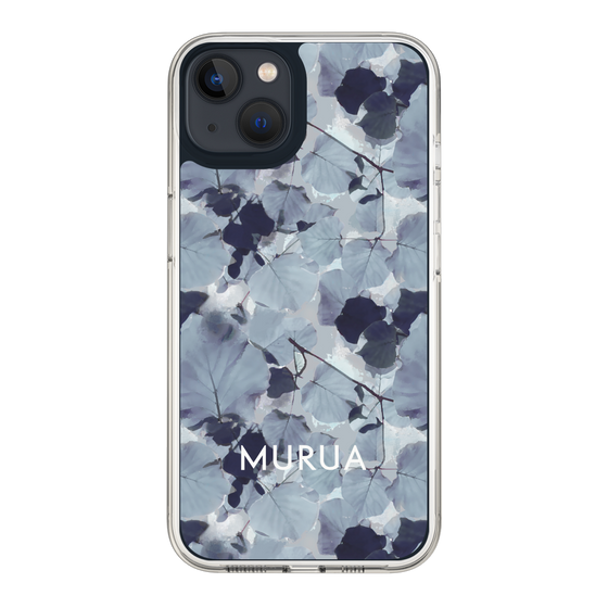 Slim Protection Case［ MURUA - Print - Gray ］
