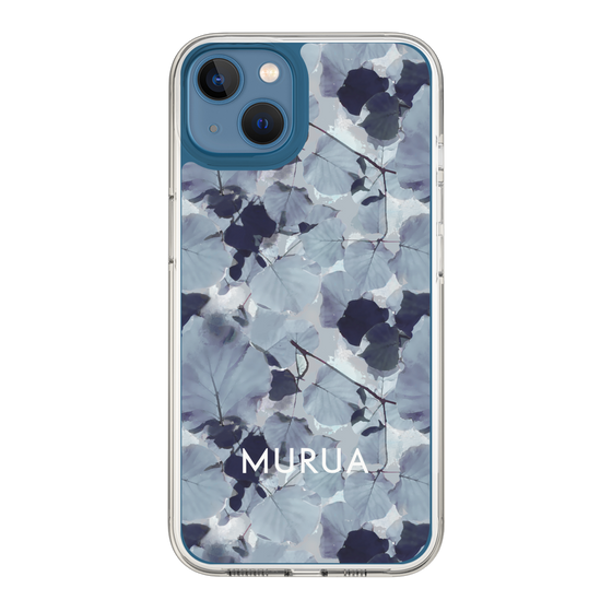 Slim Protection Case［ MURUA - Print - Gray ］