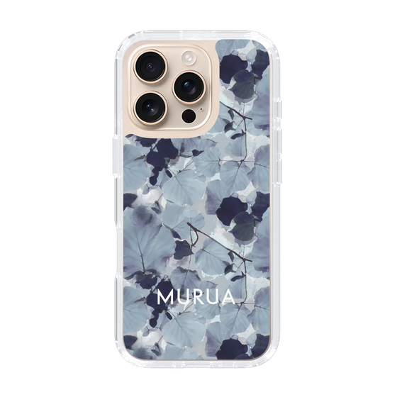 Slim Protection Case［ MURUA - Art print - Gray ］